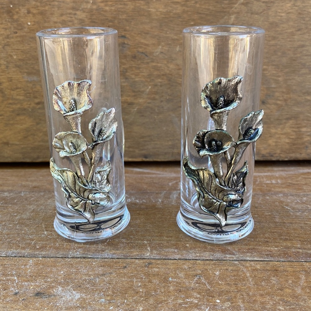 Arthur Court cordials or bud vase? Vintage